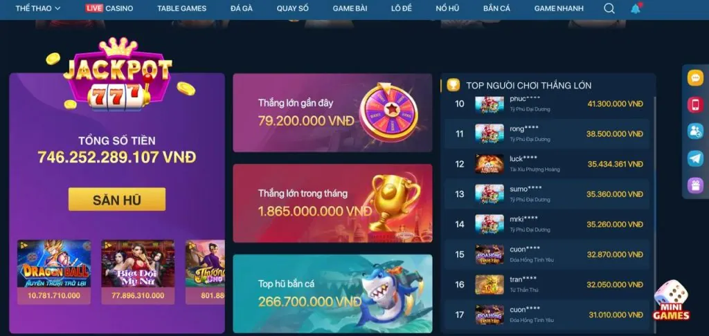 Giải đấu Slot Games với phần thưởng lớn tại xo88 info
